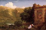 Thomas Cole Il Penseroso oil